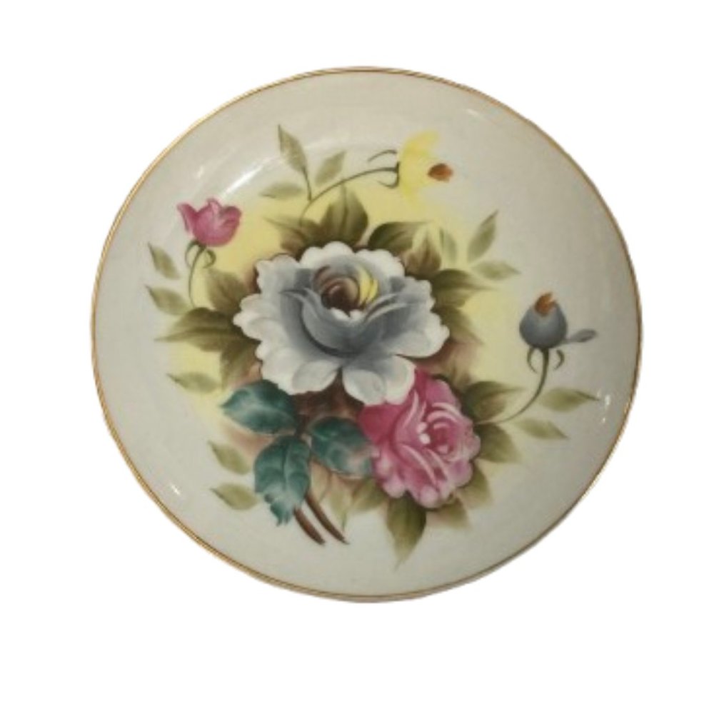 Vintage Salad/Dessert Plate Kashmir Rose by Shafford 9713
